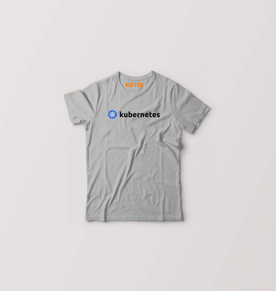 Kubernetes T-Shirt for Boy/Girl-Grey-Ektarfa.online