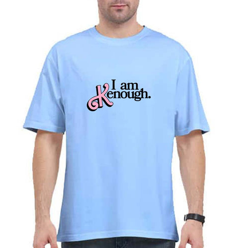 kenough Oversized T-Shirt for Men-Baby Blue-Ektarfa.online