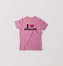 Load image into Gallery viewer, I LOVE RONALDO T-Shirt for Boy/Girl-Pink-Ektarfa.online
