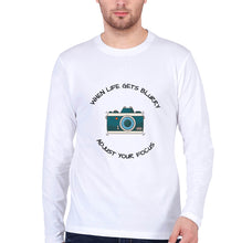 Load image into Gallery viewer, Life Photography Full Sleeves T-Shirt for Men-White-Ektarfa.online
