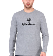 Load image into Gallery viewer, Alfa Romeo Full Sleeves T-Shirt for Men-Grey Melange-Ektarfa.online

