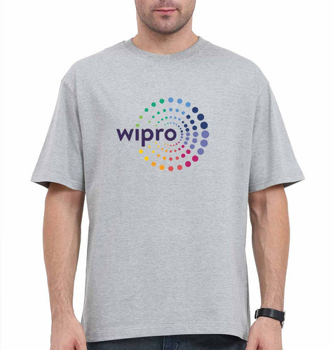 Wipro Oversized T-Shirt for Men-Grey-Ektarfa.online
