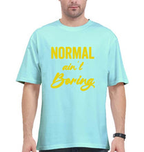 Load image into Gallery viewer, Normal Ain&#39;t Boring Oversized T-Shirt for Men-Mint-Ektarfa.online
