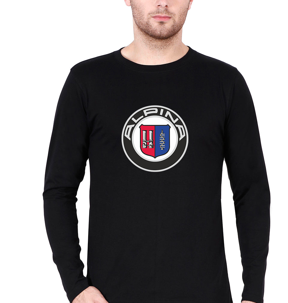 Alpina Full Sleeves T-Shirt for Men-Black-Ektarfa.online
