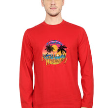 Load image into Gallery viewer, beach therapy Full Sleeves T-Shirt for Men-red-Ektarfa.online
