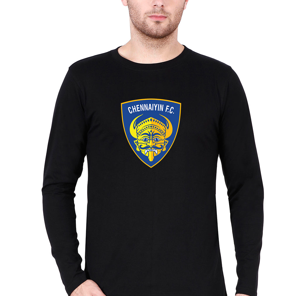 chennaiyin FC Full Sleeves T-Shirt for Men-Black-Ektarfa.online