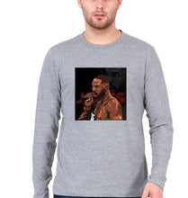 Load image into Gallery viewer, jon jones UFC Full Sleeves T-Shirt for Men-Grey Melange-Ektarfa.online
