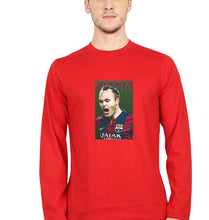 Load image into Gallery viewer, iniesta Full Sleeves T-Shirt for Men-red-Ektarfa.online
