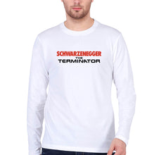 Load image into Gallery viewer, terminator Full Sleeves T-Shirt for Men-White-Ektarfa.online
