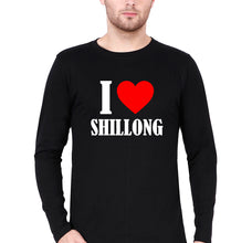 Load image into Gallery viewer, i love shillong Full Sleeves T-Shirt for Men-Black-Ektarfa.online
