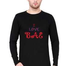 Load image into Gallery viewer, love BAE Full Sleeves T-Shirt for Men-Black-Ektarfa.online
