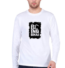 Load image into Gallery viewer, Being Bhai Full Sleeves T-Shirt for Men-White-Ektarfa.online

