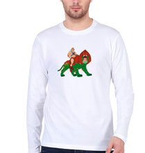 Load image into Gallery viewer, heman Full Sleeves T-Shirt for Men-White-Ektarfa.online
