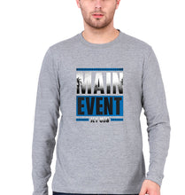 Load image into Gallery viewer, jey uso Full Sleeves T-Shirt for Men-Grey Melange-Ektarfa.online
