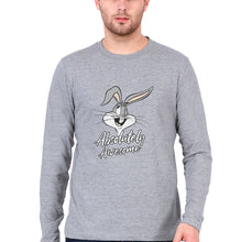 Load image into Gallery viewer, bugs bunny Full Sleeves T-Shirt for Men-Grey Melange-Ektarfa.online
