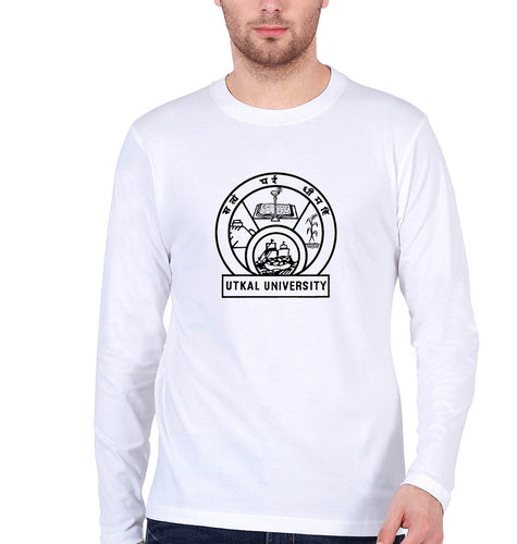 utkal university Full Sleeves T-Shirt for Men-White-Ektarfa.online