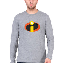 Load image into Gallery viewer, Incredibles Full Sleeves T-Shirt for Men-Grey Melange-Ektarfa.online
