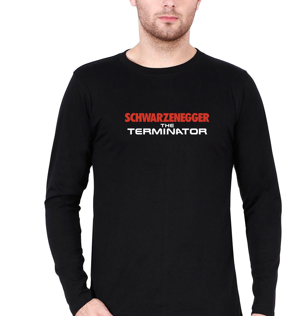 terminator Full Sleeves T-Shirt for Men-Black-Ektarfa.online