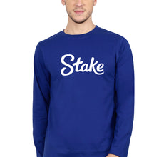Load image into Gallery viewer, Stake Full Sleeves T-Shirt for Men-royal blue-Ektarfa.online
