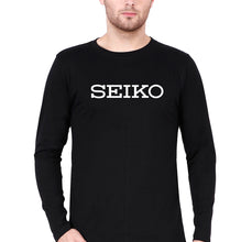 Load image into Gallery viewer, Seiko Full Sleeves T-Shirt for Men-Black-Ektarfa.online
