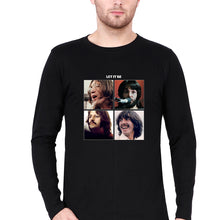 Load image into Gallery viewer, the beatles let it be Full Sleeves T-Shirt for Men-Black-Ektarfa.online
