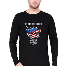 Load image into Gallery viewer, Cody Rhodes American Nightmare WWE Full Sleeves T-Shirt for Men-Black-Ektarfa.online
