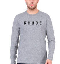 Load image into Gallery viewer, rhude Full Sleeves T-Shirt for Men-Grey Melange-Ektarfa.online
