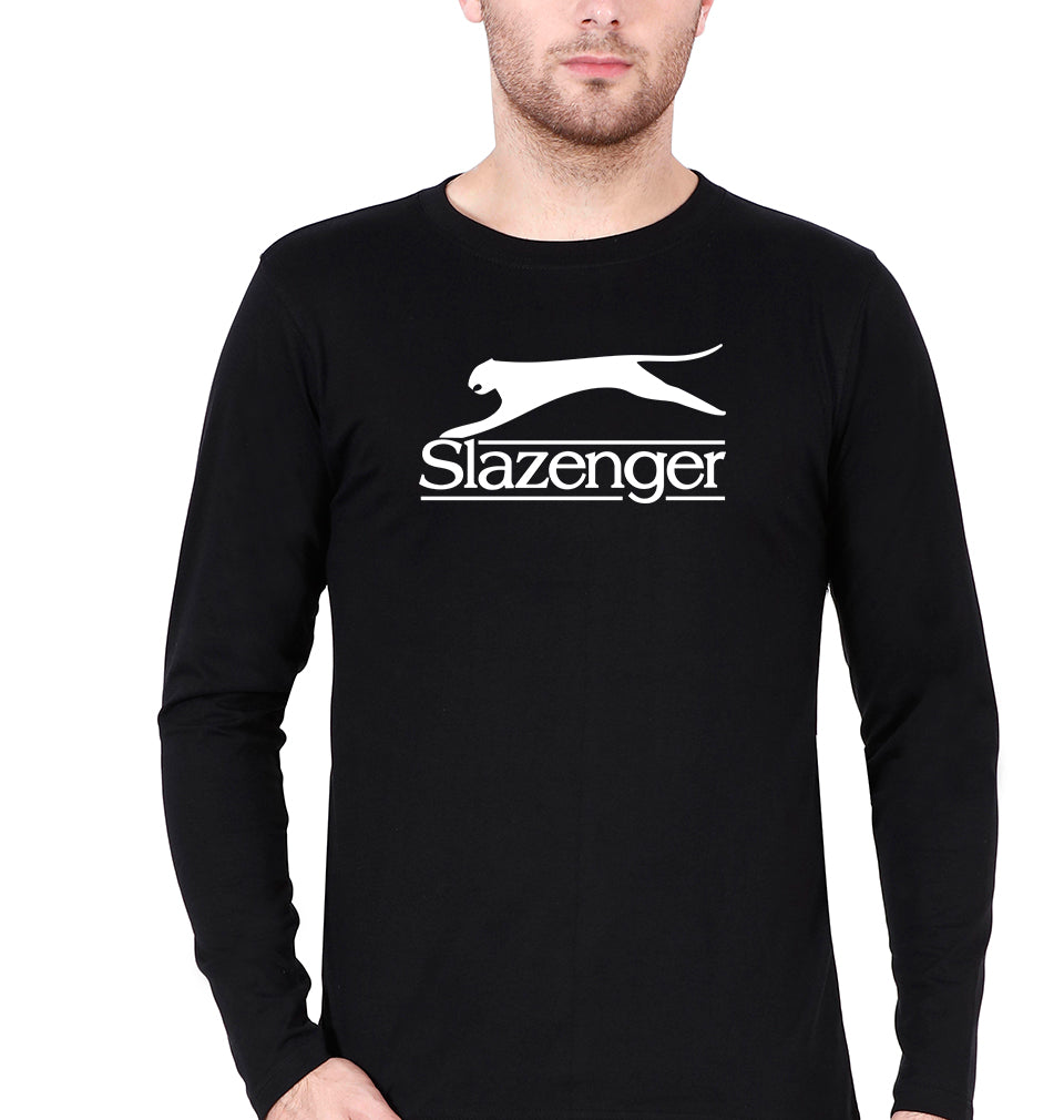 Slazenger Full Sleeves T-Shirt for Men-Black-Ektarfa.online