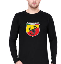 Load image into Gallery viewer, Abarth Full Sleeves T-Shirt for Men-Black-Ektarfa.online
