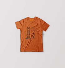 Load image into Gallery viewer, calvin hobbes Kids T-Shirt for Boy/Girl-Orange-Ektarfa.online
