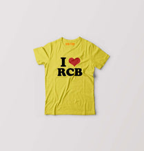 Load image into Gallery viewer, I LOVE RCB T-Shirt for Boy/Girl-Yellow-Ektarfa.online
