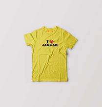 Load image into Gallery viewer, I LOVE JAGUAR T-Shirt for Boy/Girl-Yellow-Ektarfa.online
