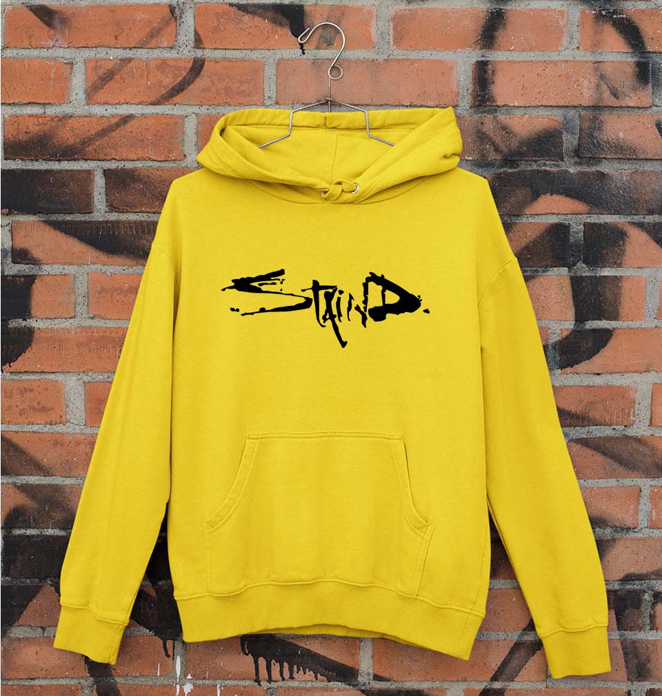 Staind Unisex Hoodie for Men/Women-Mustard Yellow-Ektarfa.online