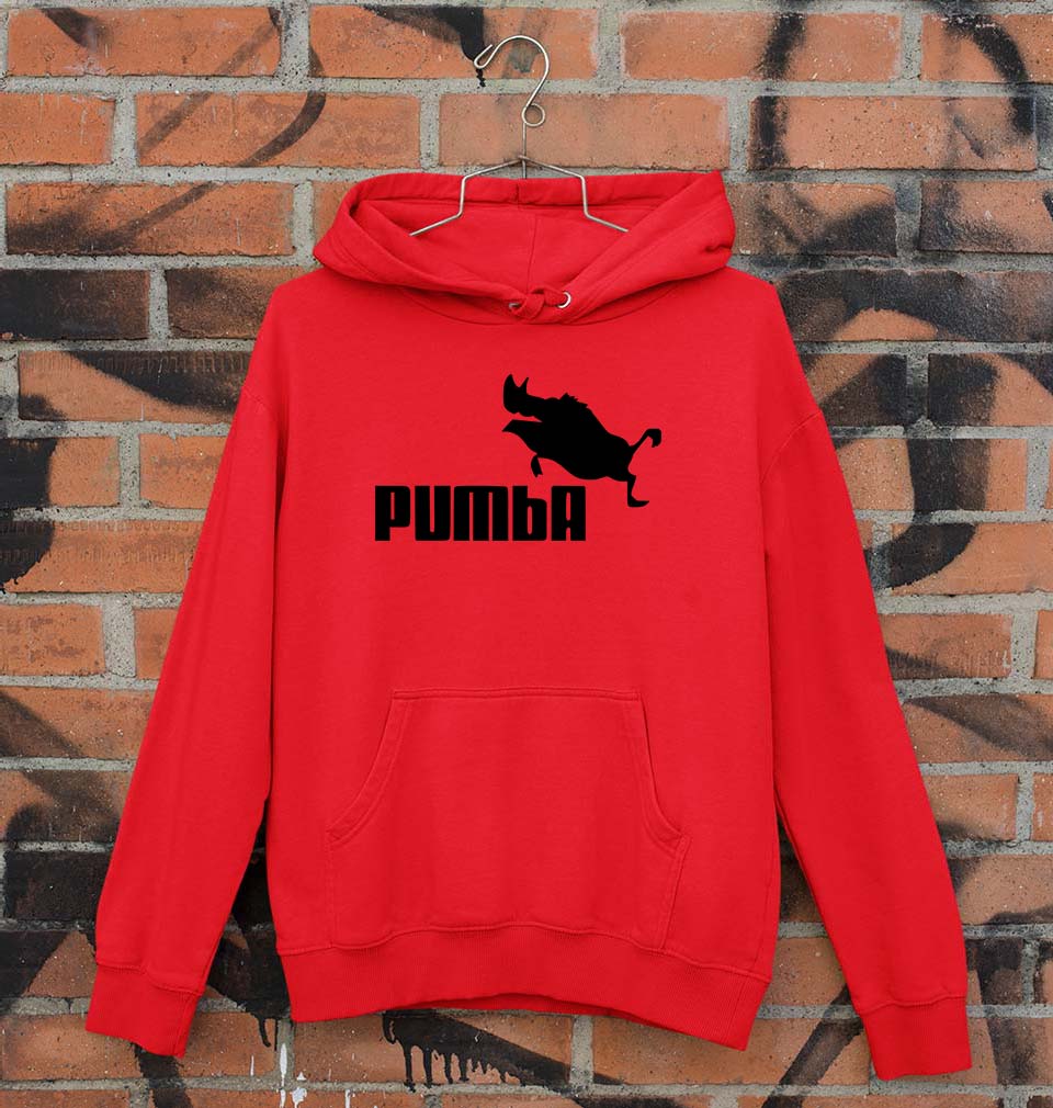 pumba Unisex Hoodie for Men/Women-Red-Ektarfa.online