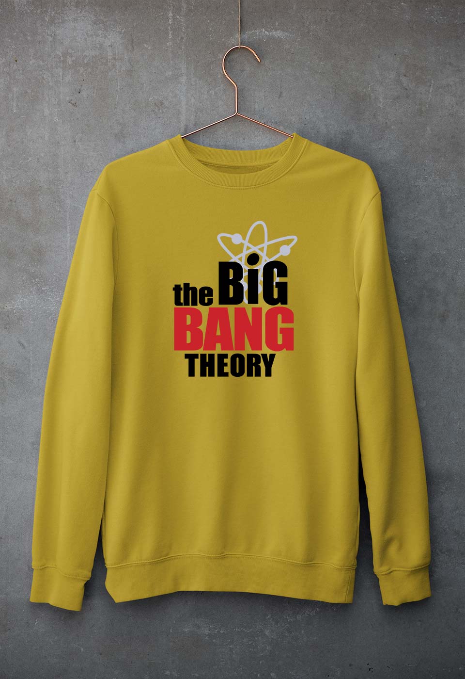 The Big Bang Theory Sweatshirt for Men/Women-Mustard Yellow-Ektarfa.online