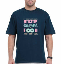 Load image into Gallery viewer, Anime Games or Food Oversized T-Shirt for Men
