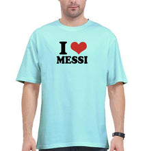 Load image into Gallery viewer, I LOVE MESSI Oversized T-Shirt for Men
