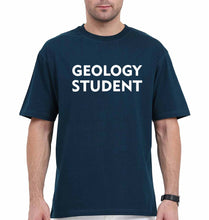 Load image into Gallery viewer, Geology Student Oversized T-Shirt for Men-Petrol Blue-Ektarfa.online
