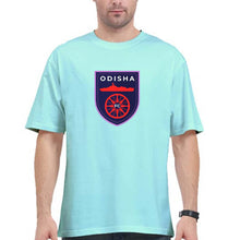 Load image into Gallery viewer, Odisha FC Oversized T-Shirt for Men-Mint-Ektarfa.online
