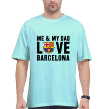 Load image into Gallery viewer, Love Barcelona Oversized T-Shirt for Men-Mint-Ektarfa.online
