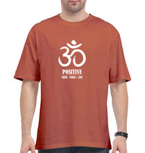 Load image into Gallery viewer, Om Oversized T-Shirt for Men-Coral-Ektarfa.online
