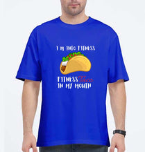 Load image into Gallery viewer, Taco Oversized T-Shirt for Men-Royal Blue-Ektarfa.online
