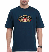 Load image into Gallery viewer, chivas rega Oversized T-Shirt for Men-Petrol Blue-Ektarfa.online
