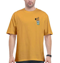 Load image into Gallery viewer, Chill guy Oversized T-Shirt for Men-Golden Yellow-Ektarfa.online
