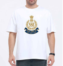 Load image into Gallery viewer, SSB Oversized T-Shirt for Men-White-Ektarfa.online
