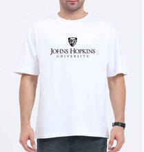 Load image into Gallery viewer, johns hopkins university Oversized T-Shirt for Men-White-Ektarfa.online
