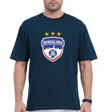Load image into Gallery viewer, Bengaluru FC Oversized T-Shirt for Men-Petrol Blue-Ektarfa.online
