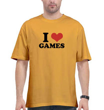 Load image into Gallery viewer, I LOVE GAMES Oversized T-Shirt for Men
