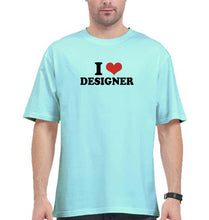 Load image into Gallery viewer, I LOVE DESIGNER Oversized T-Shirt for Men
