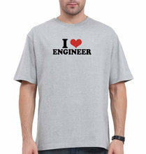 Load image into Gallery viewer, I LOVE ENGINEER Oversized T-Shirt for Men
